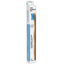 Image of Humble Brush Adult Soft Bristle Blue Toothbrush