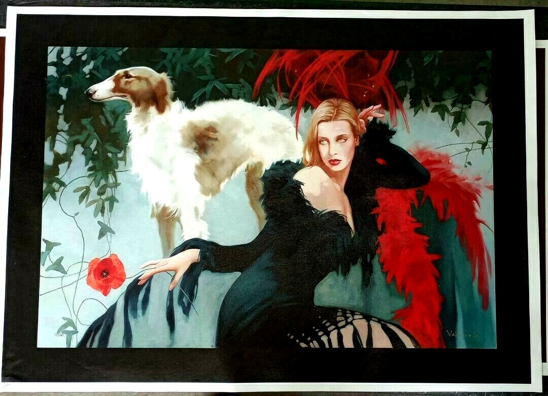 Svetlana Valuyeva ロシアンアート リトグラフシリアルAP Svetlana Valuyeva ロシアンアート リトグラフシリアルAP 美術品