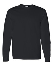 Gildan Heavy Cotton Long Sleeve T-Shirt 5400 - Black - Small