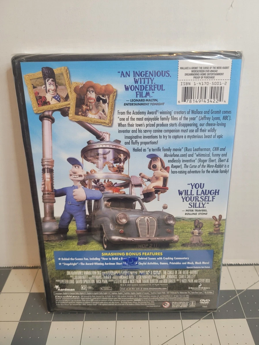 Wallace & Gromit: The Curse of the Were-Rabbit (Widescreen Edition) DVD  678149434224