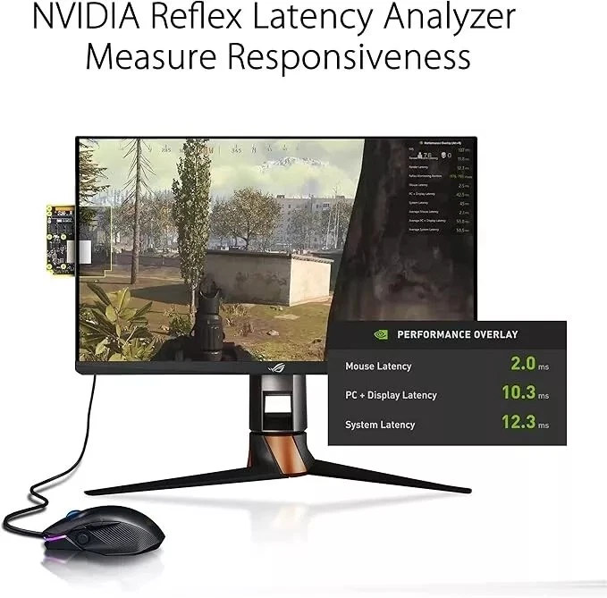 ASUS ROG SWIFT 360Hz PG259QNR eSports NVIDIA G-SYNC Gaming Monitor – 24.5 inch - Image 3 of 4