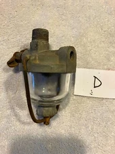Sediment Bowl Fuel Filter w/Threaded Inlet & Shut-off Petcock For Tractor