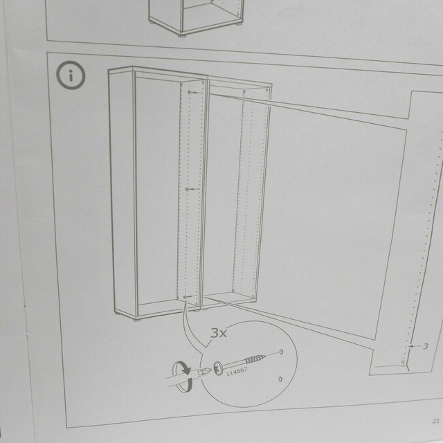 IKEA Besta Connecting Screws 114667 to Join Together