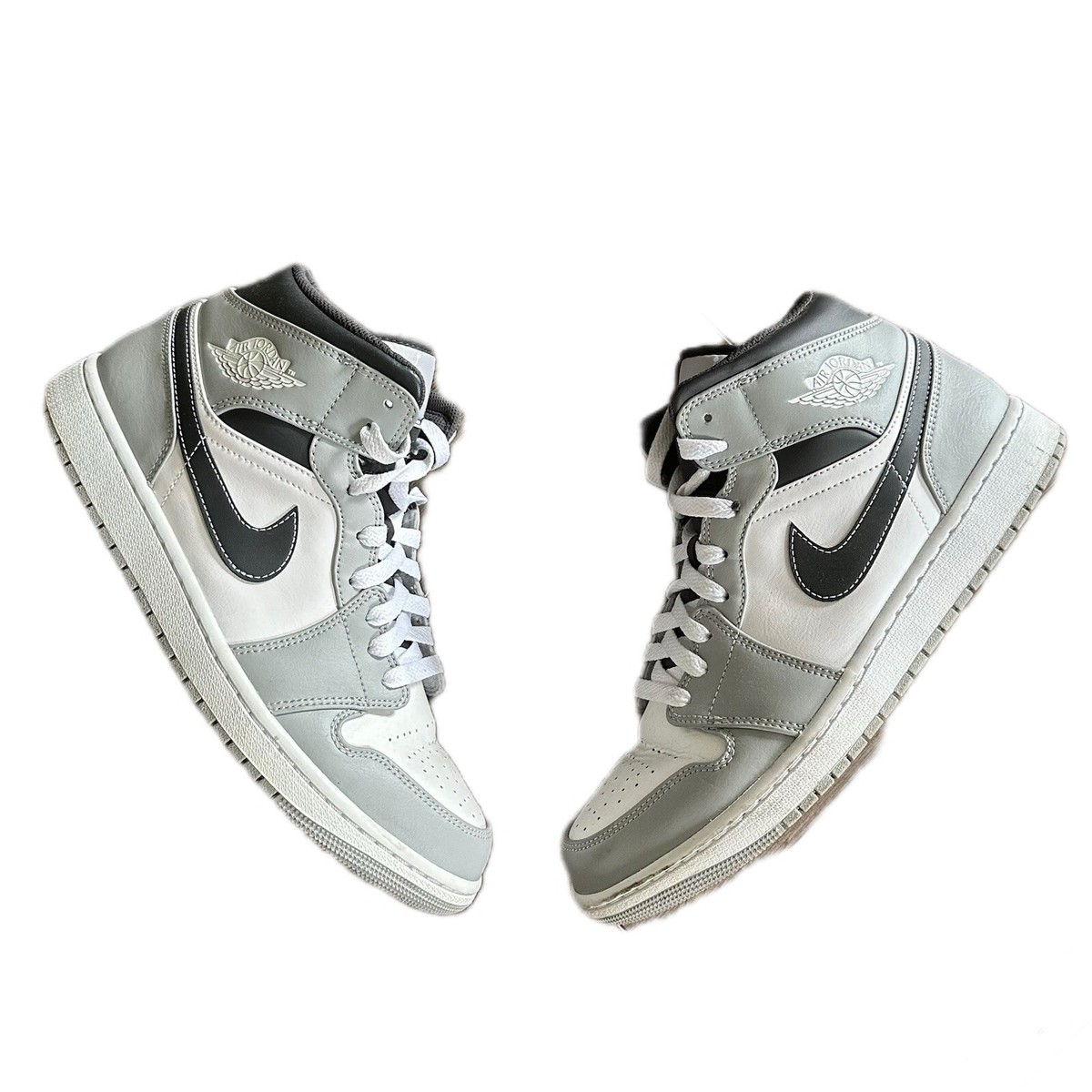 air jordan 1 mid light smoke grey restock