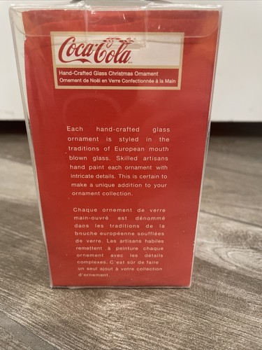 Coca-Cola Kurt Adler Plata Dieta Coca-Cola Vacaciones Navidad Adorno Único Difícil de Encontrar - Imagen 4 de 6