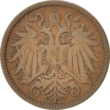 [#39479] Coin, Austria, Franz Joseph I, 2 Heller, 1908, VF(30-35), Bronze, KM:28