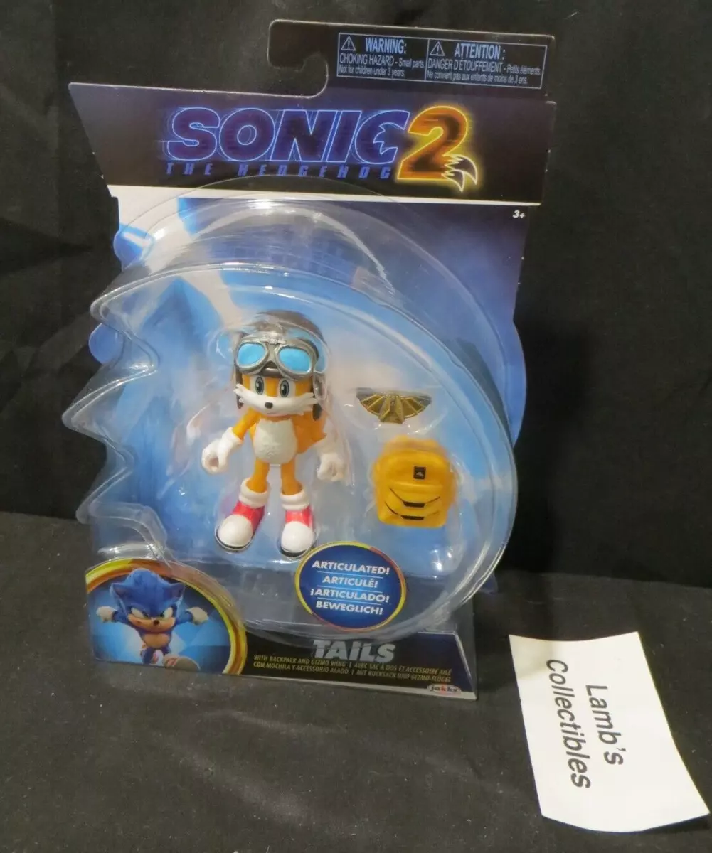  Sonic the Hedgehog 2 The Movie 4 Articulated Action Figure  Collection (Tails) : Toys & Games