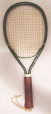 Vintage Wilson Conqueror Racquetball Racquet w/Leather Grip  Cover