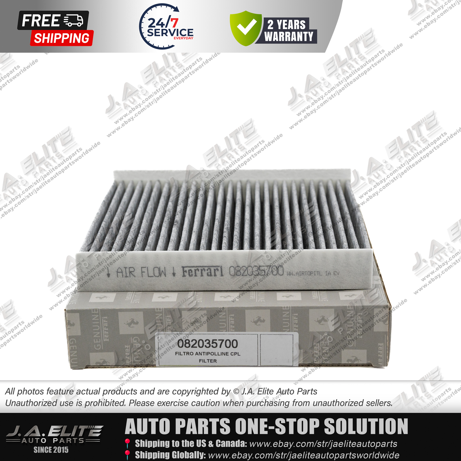 Ferrari Pollen Filter for Ferrari 812 California California T FF, OEM:82035700