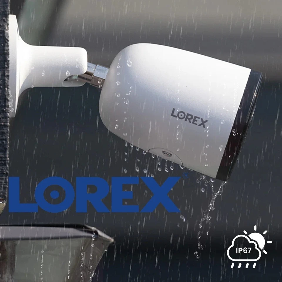 Lorex 4K 12MP IP Wired Bullet Security Camera with Smart Security Light & Motion - Image 2 of 4