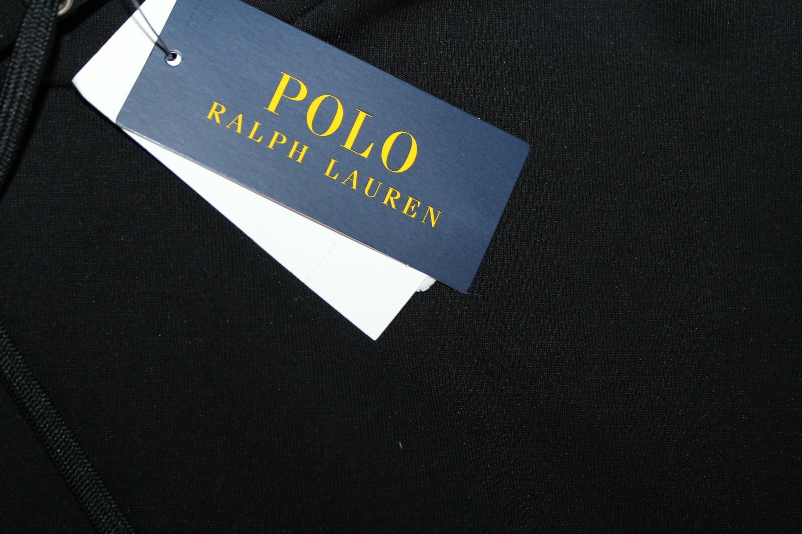 PONY Polo Ralph Lauren Big &Tall nera nuova con etichetta doppia maglia zip pista giacca 4XB