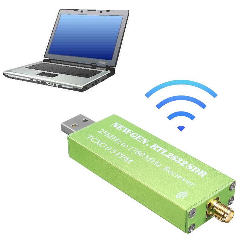 Ricevitore RTL-SDR Con RTL2832U E R820T2 | 100KHz-1766MHz Con TCXO 0.5PPM | Campionamento Diretto HF E USB - 5