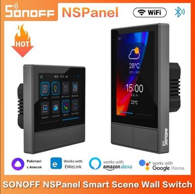 SONOFF Smart Touch Szene Wandschalter Temperature Humidity Sensor APP-Steuerung