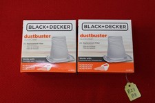 2 pack x Genuine Black Decker HLVBF10 Dustbuster QuickClean Replacement Filter