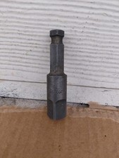 VINTAGE Snap On 1/2 Inch Drive SAE 7/16 Hex 2 3/4" Power Hex Shank A3011A USA