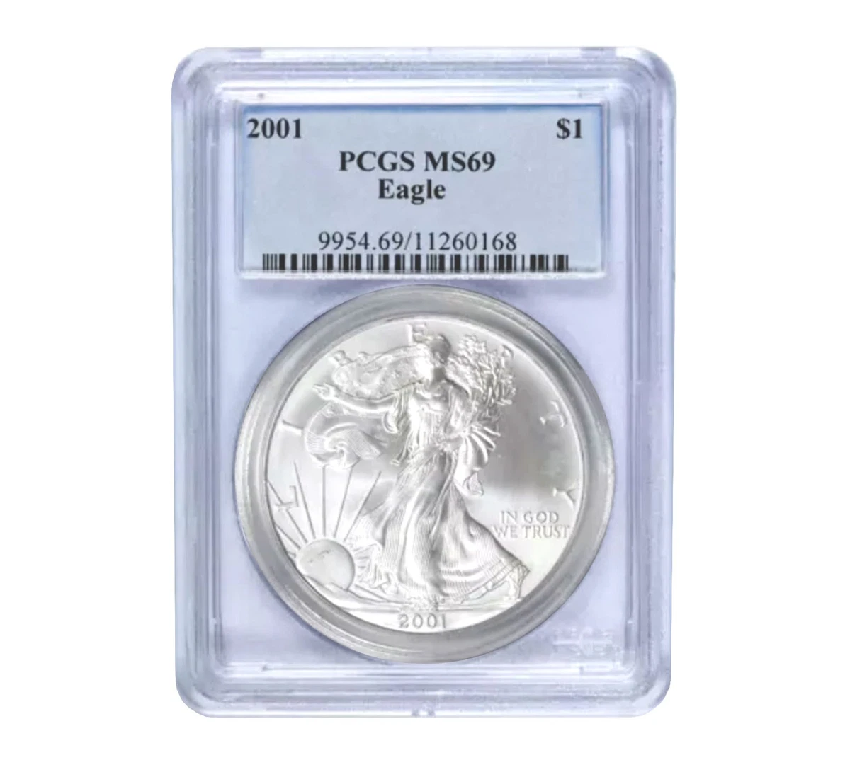 American Eagle MS 69 Graded 2001 Silver Bullion Coins for sale | eBay