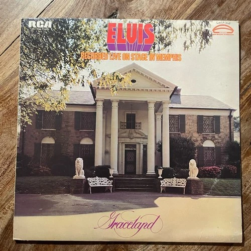 ELVIS PRESLEY - RECORDED LIVE ON STAGE IN MEMPHIS  EX/EX+ VINYL LP / FIRST PRESS