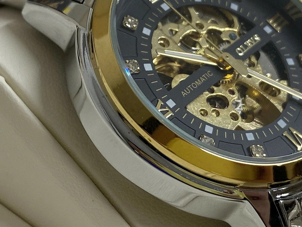 OLEVS Automatic Winding Mechanical Watch Waterpro… - image 3
