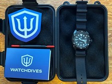 Watchdives WD1980 Quartz Military Diver Watch V3 - NEW - 100M - sapphire
