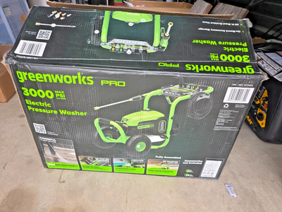 #ad Greenworks 3000 PSI Electric Pressure Washer Combo Kit $270.00