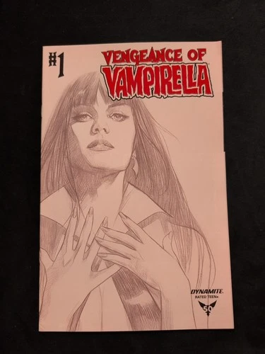 VENGEANCE OF VAMPIRELLA #1 BEN OLIVER PENCIL SKETCH VARIANT 1