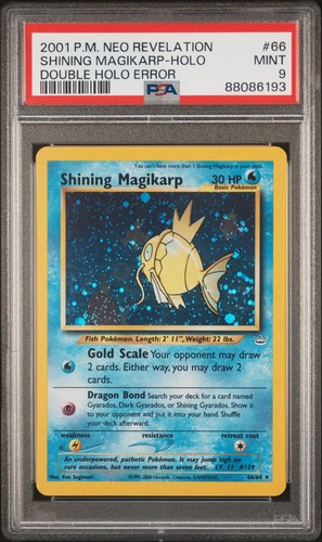 Shining Magikarp (Unlimited) graded PSA 9 for sale on eBay