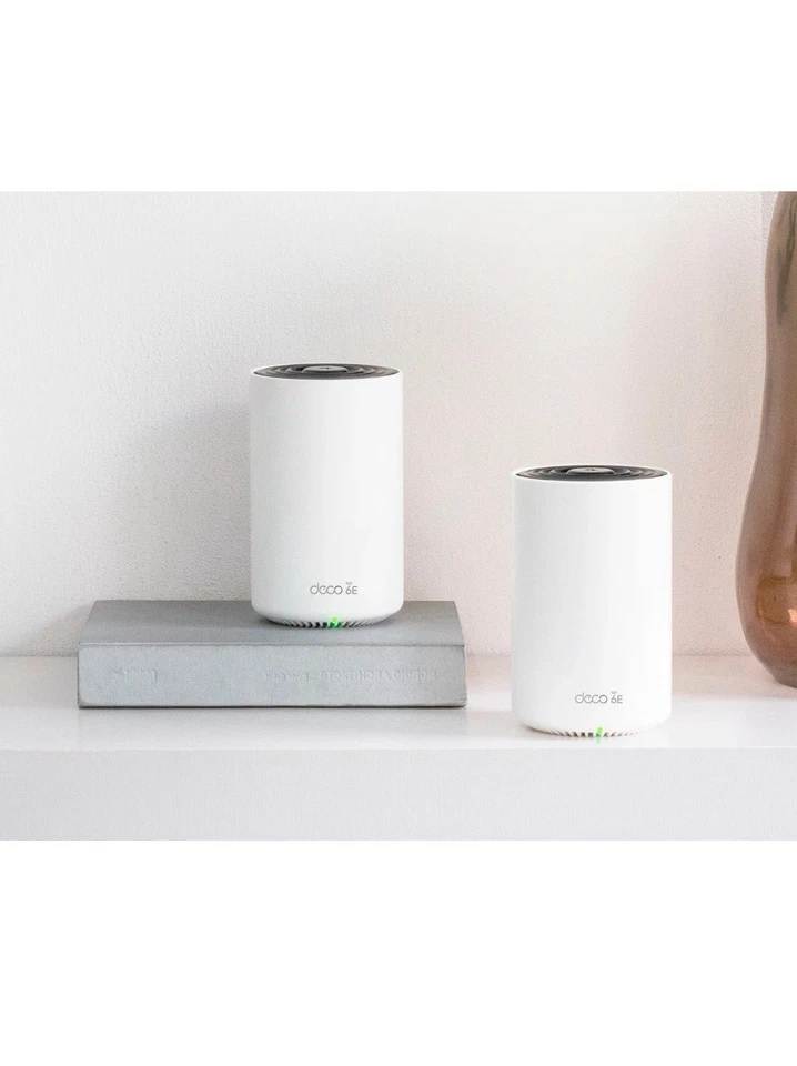 TP-Link Deco XE75 White AXE5400 Tri-Band Mesh Wi-Fi 6E Router System 3-Pack - Image 4 of 4