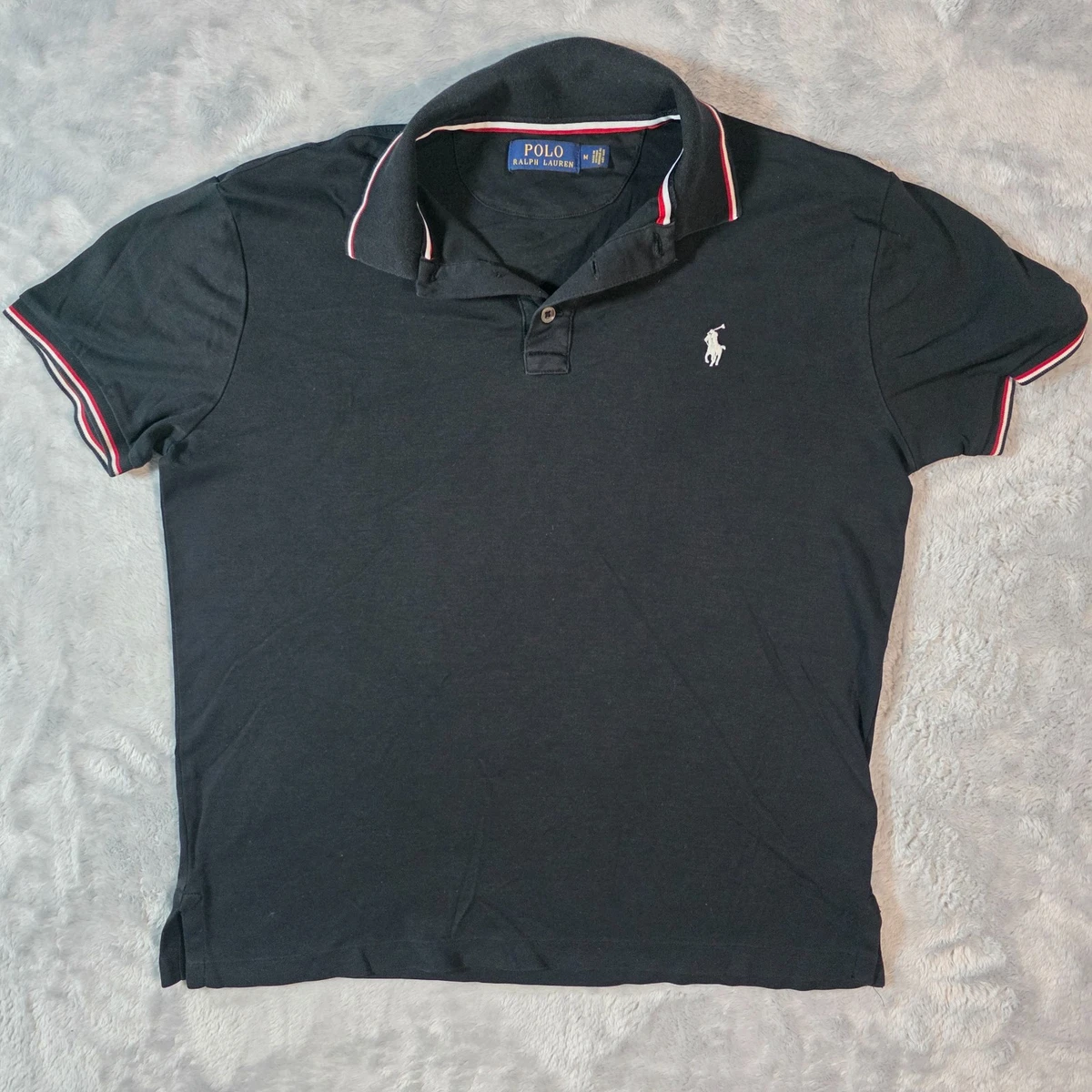 Polo Ralph Lauren Size M Black Polos for Men for sale | eBay