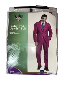 Spirit DC The Joker Suit Halloween Costume Adult Large L Jacket And Pant - Image 1 of 4