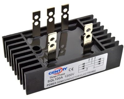 BEZ MARKI Dreiphasen-Gleichrichterbrücke 100A 1200V SQL100A 3FAZ 3FAZ SQL100 RADIATOR