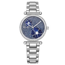 Madison-5582.2 Silver/Stainless Steel | Blue Dial Wristwatch 5582.2