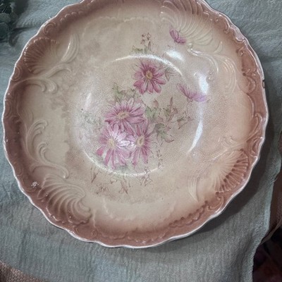 W.M Co Semi Porcelain - Antique Roses Platter