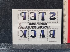Temporary Tattoo New On Card Various Designs Available Will Combine Shipping