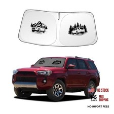 Windshield Sunshade Custom Fit for Foldable 4runner 2010-present mountain car