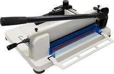 HFS R Heavy-duty guillotine paper cutter,capable of cutting 400 sheets of paper