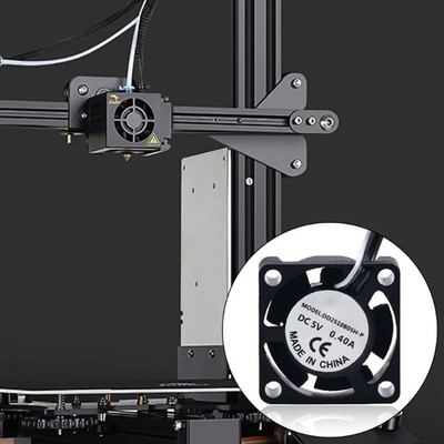2510 Cooling Fan 5V/0.4A Powerful Airflow Energy Efficient for X1/P1P 3D