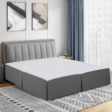 Classic Style, Double Brushed/Microfiber/Pleated Easy Fit Bed Skirts - GG Home