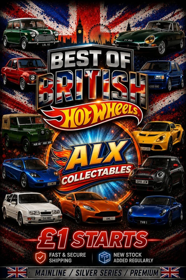 HOT WHEELS BEST OF BRITISH - MAINLINES / SILVER SERIES / PREMIUMS