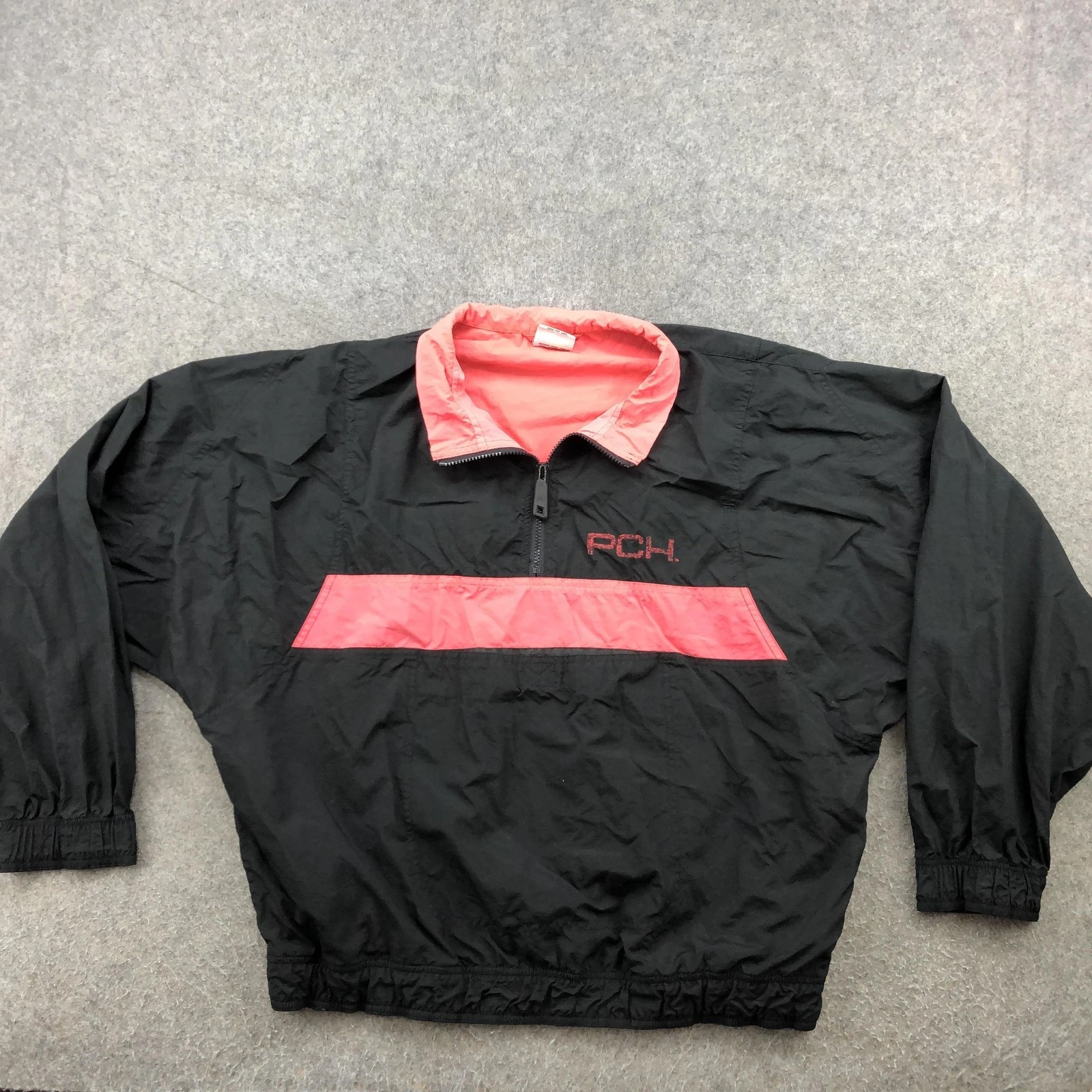 VINTAGE PCH Coast Gear Jacket Mens Large Black Half Zip Windbreaker Anorak 90s
Opens in a new window