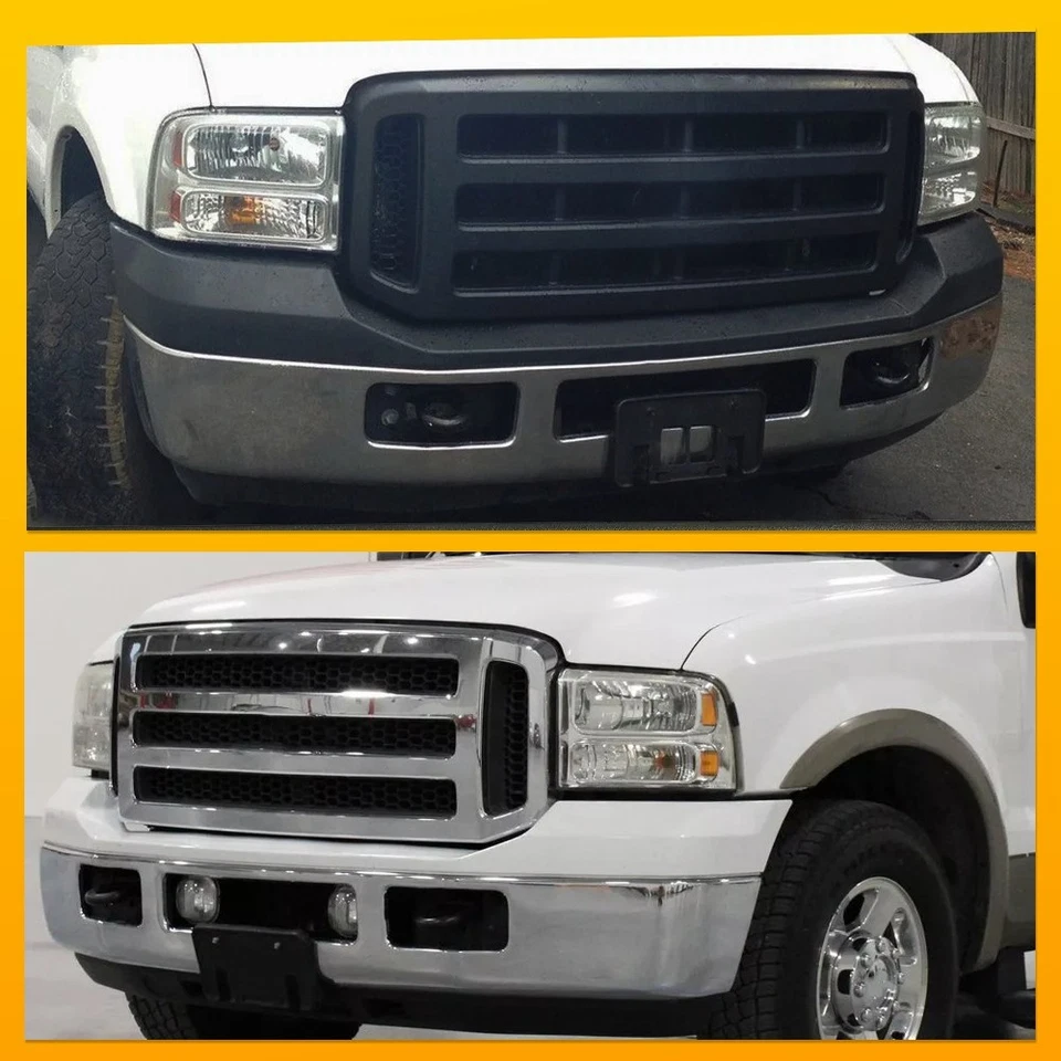 Soporte de marco de montaje de matrícula delantero para Ford F-350 Super Duty 2005-2007 Foto 3 de 4