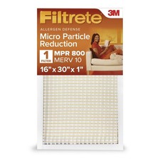 16x30x1 HVAC Furnace Air Filter MPR 800 MERV 10 Micro Particle Reduction