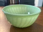 Vintage Fire King 8"diameter Swirl Mixing Bowl Jadeite Jadite OvenWare #15 USA