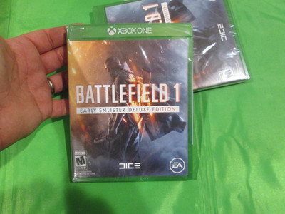 BATTLEFIELD 1 EARLY ENLISTER DELUXE EDITION XBOX ONE US NEW FACTORY SEALED