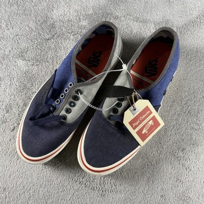 NEW Vans Vault OG Authentic LX Nigel Cabourn Navy Mix VN0A4BV99RD 