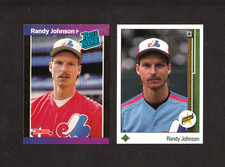 1989 Upper Deck &amp; Fleer Baseball Randy Johnson HOF Rookies Nm/Mt