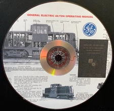 GE 44 Ton 1947 Diesel Electric Switcher Operating Manual PDF Pages on DVD