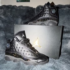 Jordan Air Jordan 13 Retro GS Black Multicolor Glitter Youth 7Y Basketball Shoes