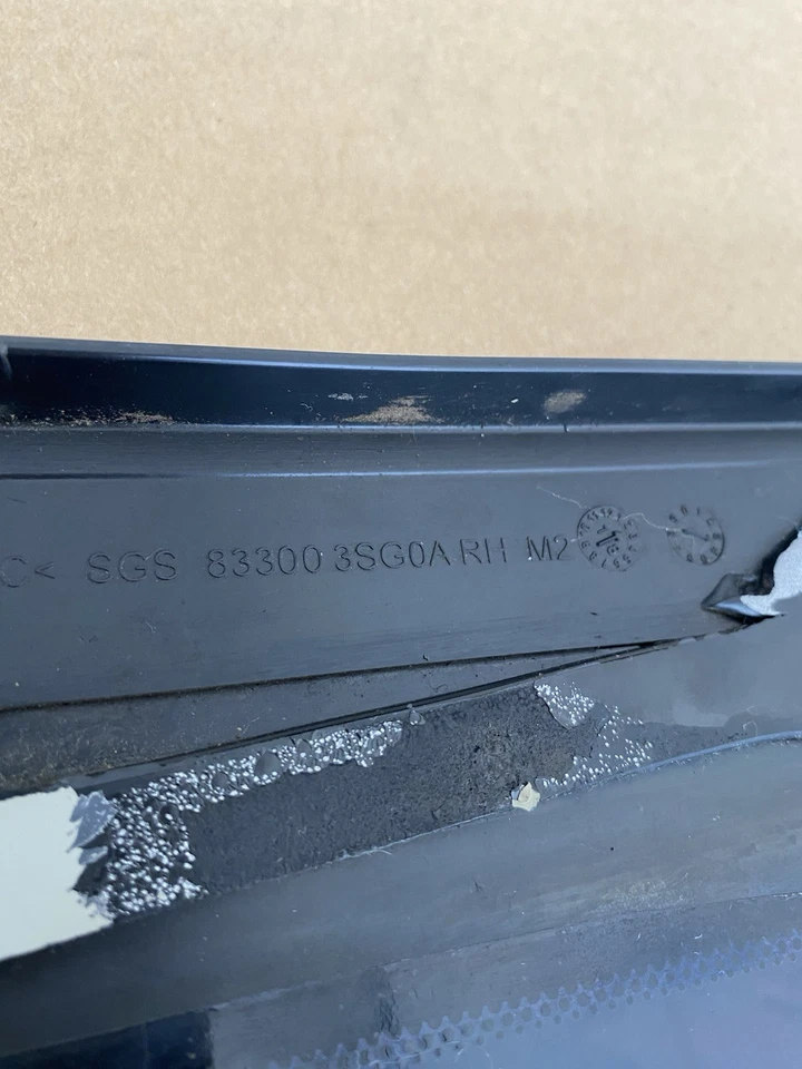 Cristal genuino Nissan pasajero/cuarto derecho compatible con Nissan Sentra 13-19 OEM Foto 2 de 4