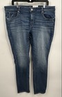 NWT A.n.a Women's Blue Denim 5-Pocket Design Skinny Jeans Size 34/18L — photo 1
