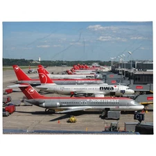 Northwest Airlines MSP gate lineup - 60x80 throw blanket